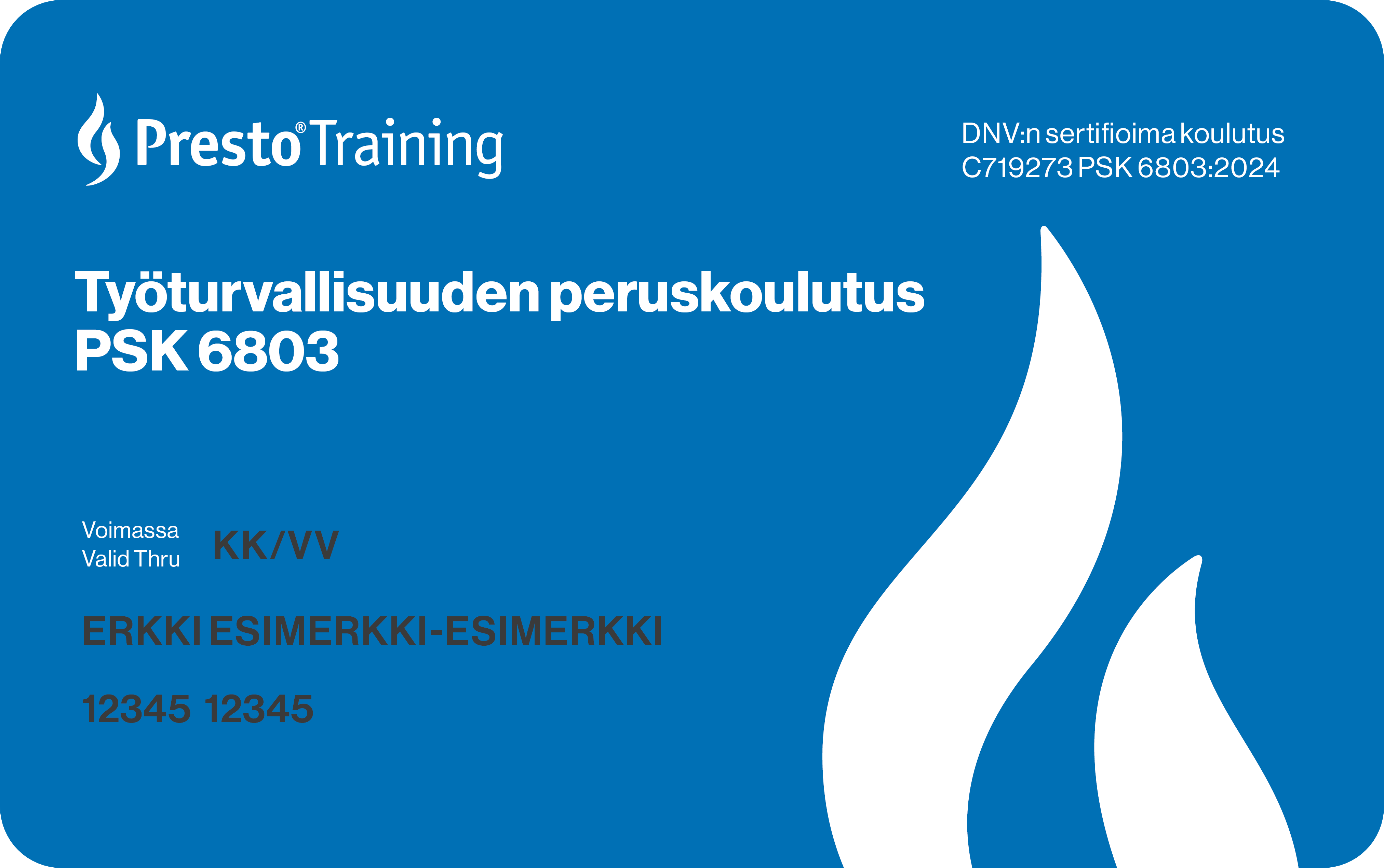 Presto_Training_PSK6803_kortti_C719273_etupuoli