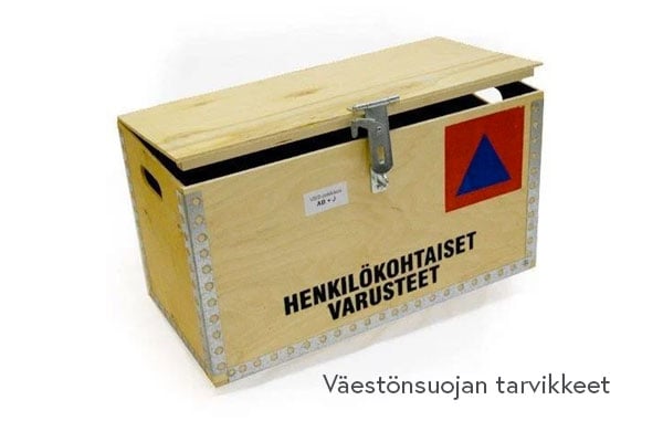 Väestönsuojan-tarvikkeet